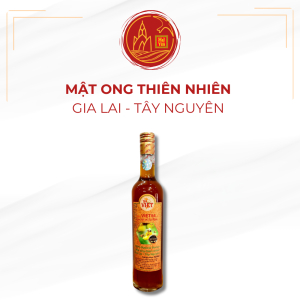 Mật Ong Thiên Nhiên Gia Lai  Tây Nguyên  Chai 520ml