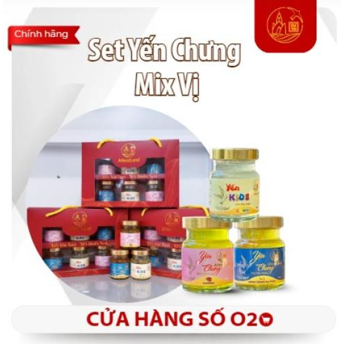 Set Yến Chưng Mix Vị 6 Hũ