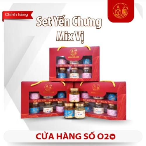 Set Yến Chưng Mix Vị 6 Hũ